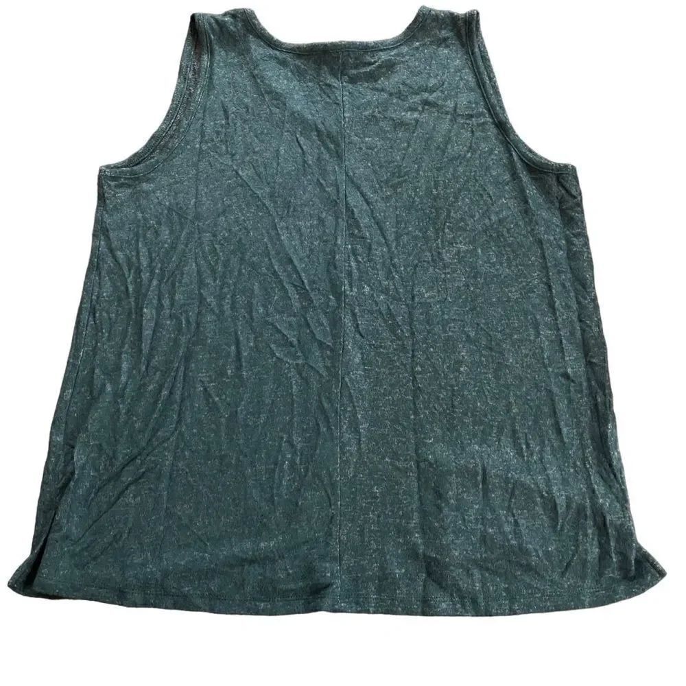 Lane Bryant NWT sweater tank top blue green Heather size 14/16 - Picture 2 of 12